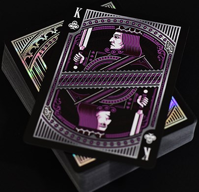 Alloy Amethyst Playing Cards Special Numbered Edition Deck (Purple)