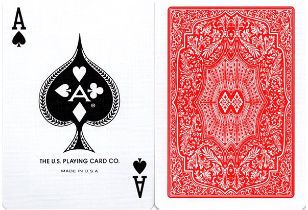 1 DECK RED Arrco US Regulation playing cards-S0999527-乙H2 