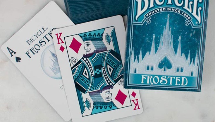 Frosted Bicycle Playing Cards Air Cushion Finish