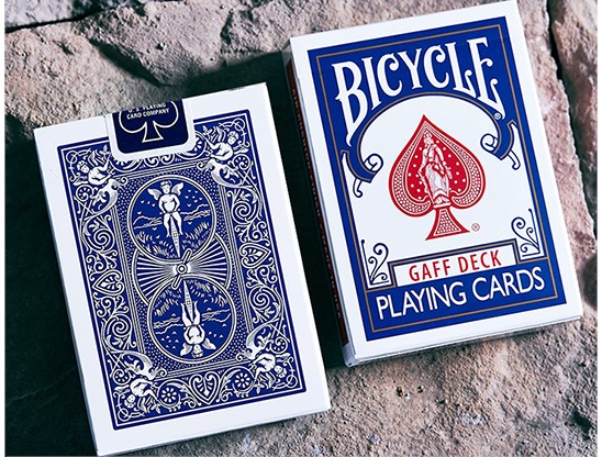 BLANK DECK OF PLAYING CARDS MAGIC TRICKS GAFF GIMMICK TRIPLE BICYCLE RED