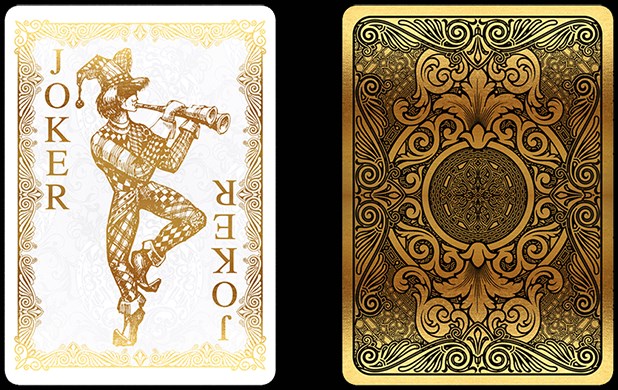Bicycle Chic Gold Playing Cards–Signed & Numbered Limited Edition S102749-乙B2
