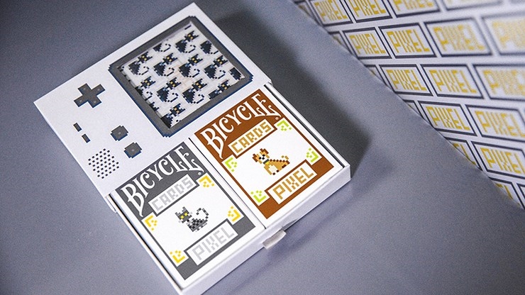 Bicycle Pixel Cat and Dog Set Playing Cards