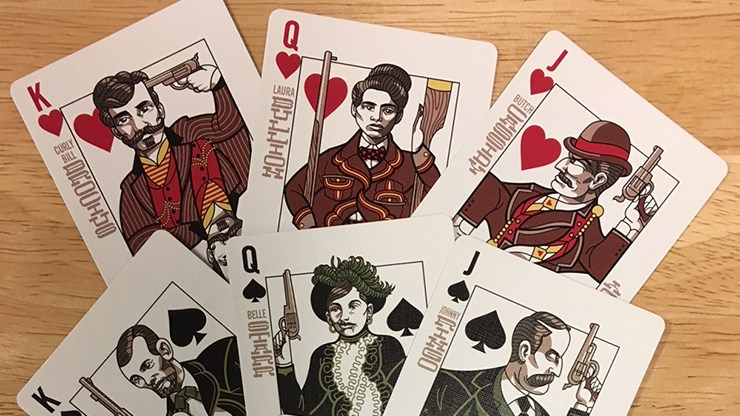 Fully Custom Wild West Playing Cards American History 