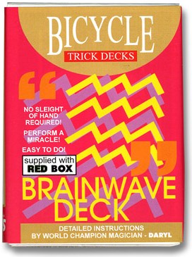 Deck Bicycle Brainwave sleight of hand and Magic Magic Tricks with cards