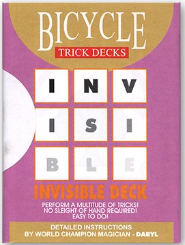 Easy to do The Invisible Deck Instructions Included Bicycle Stock