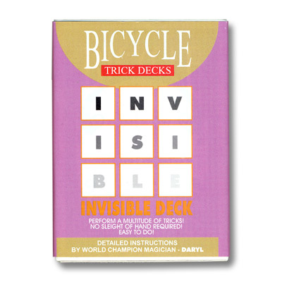 Spielkarten Kartentricks Invisible Deck Bicycle Magic 