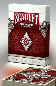Scarlet ORNATE playing cards Brand New Deck