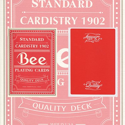 Red Bee QUALITY DECK Q1 Cardistry Rare/Out of Print USPCC Bicycle Playing cards 