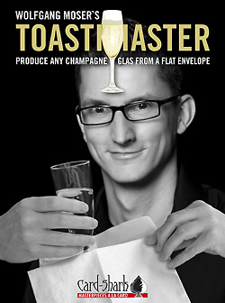 geniale Champagner-Glas Erscheinung Toastmaster von Wolfgang Moser 
