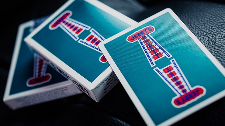 Playing Cards Poker Playing Cards Cardistry Vintage feel Jerry's Nugget Blue